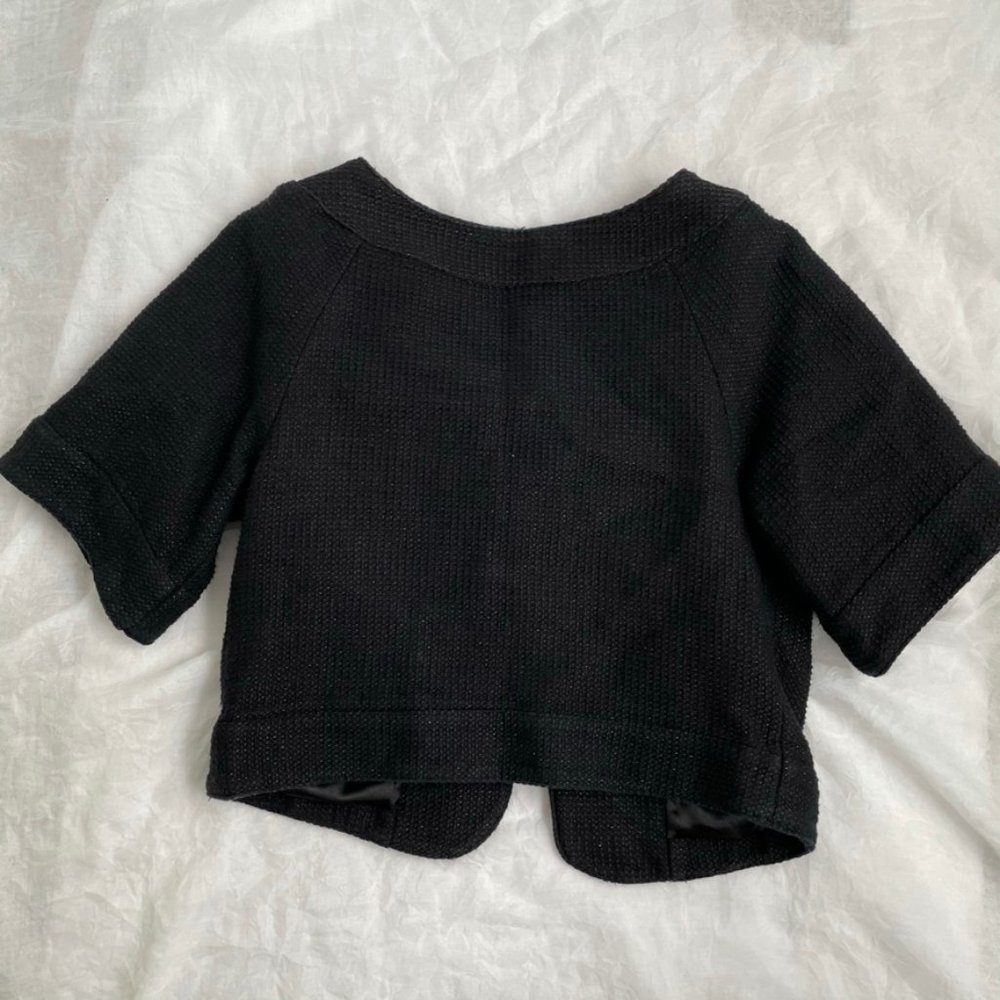 Black Mossimo Tweed Jacket